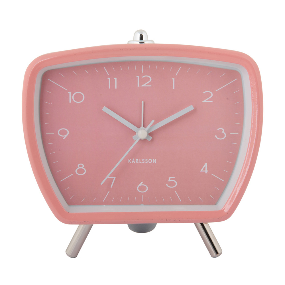 Present Time Karlsson Alarm Clock Candy Circus Retro